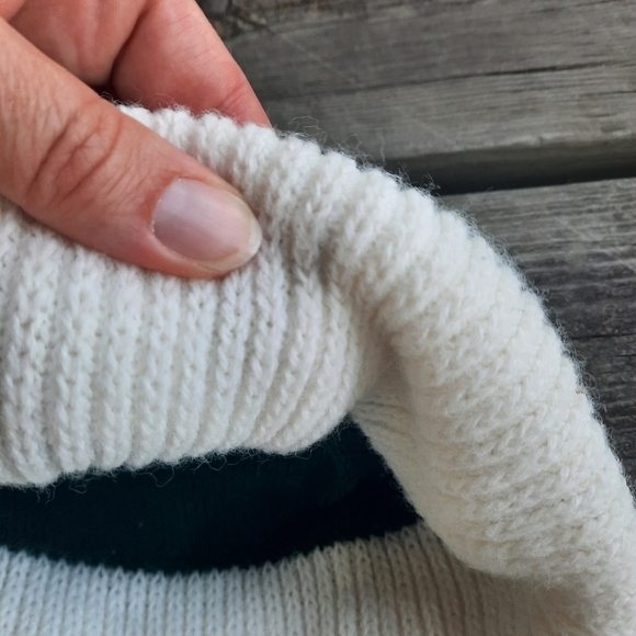 Vintage Michigan State University MSU Spartans fold over knit stocking hat - Picture 10 of 10